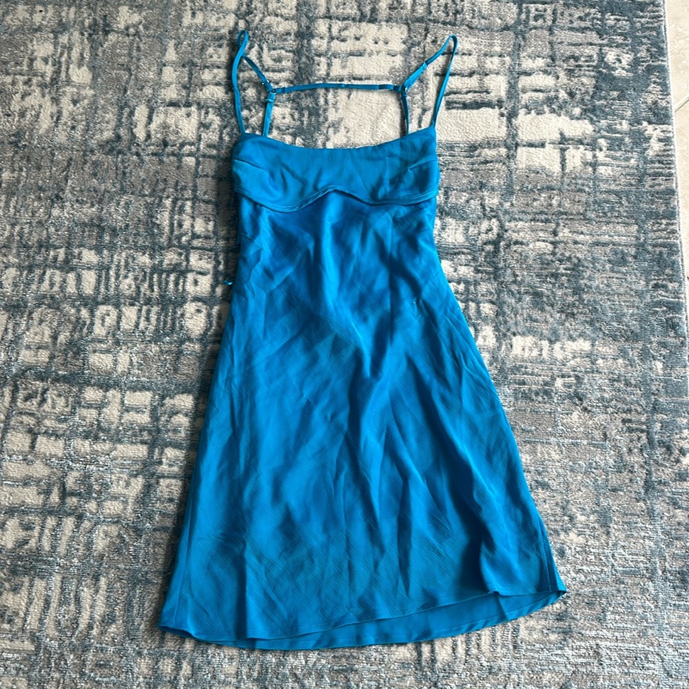 Blue Homecoming dress